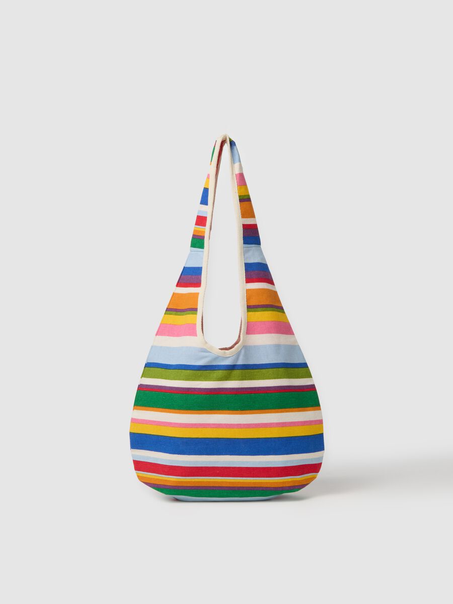 Multicolour pure cotton women's handbag_0