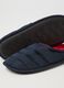 Blue padded slippers with red lining regular fit_2
