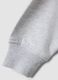 Grey oversized hoodie with teddy bear print in a cotton and viscose blend_4