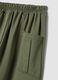Green stretch-cotton trousers with elasticated waistband, regular fit_5