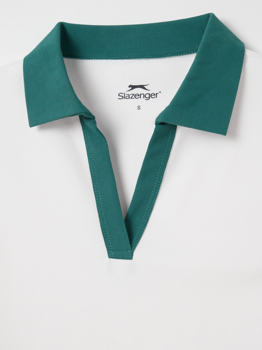Polo smanicata in tessuto tecnico SLAZENGER_5