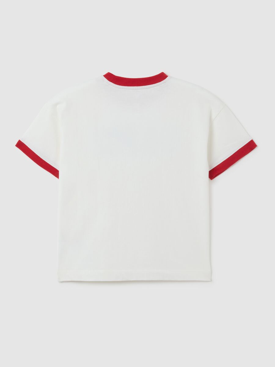 Short-sleeved white T-shirt_1