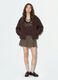 Giacca marrone regular fit con zip e collo ampio_1
