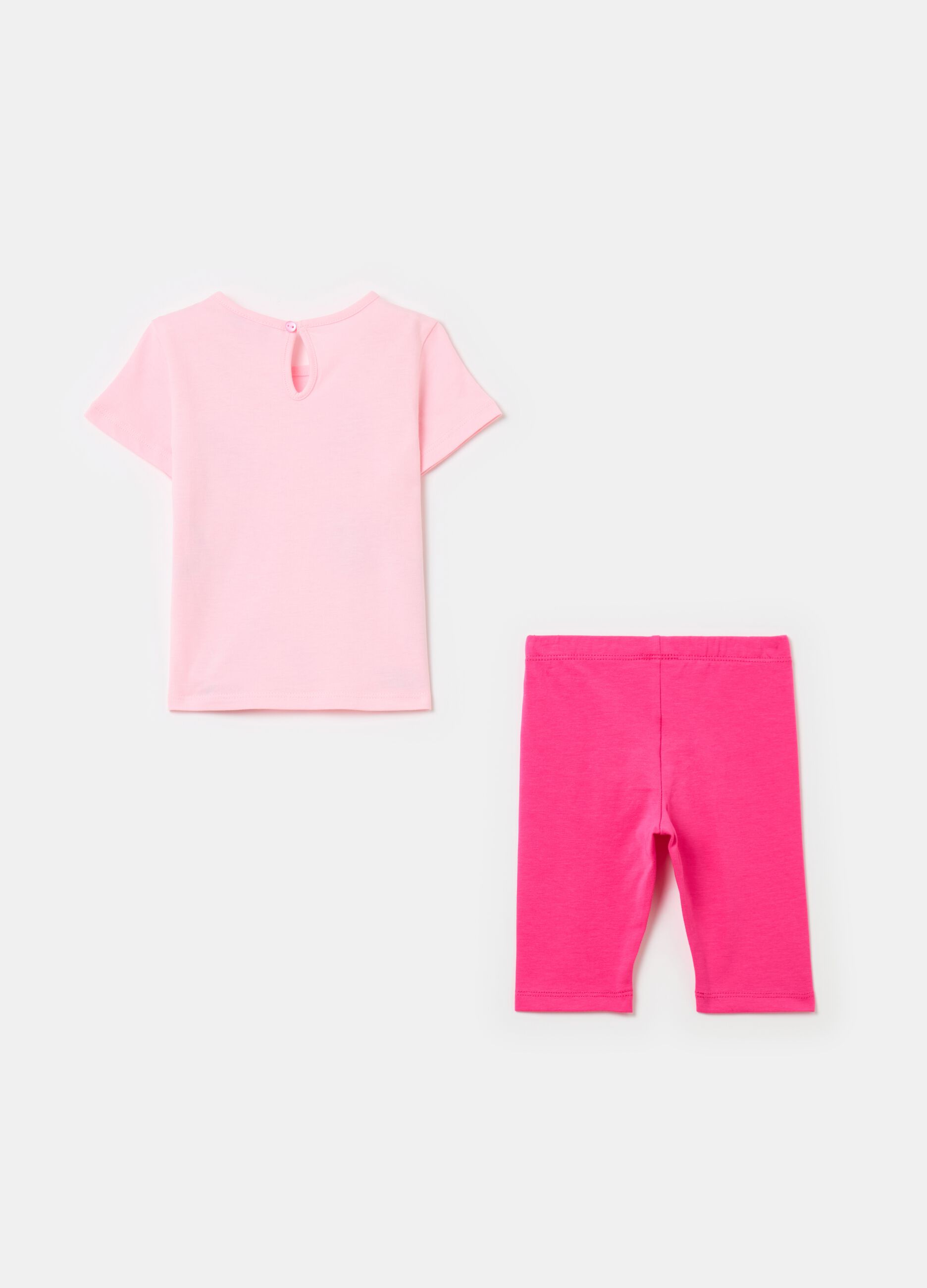 Jogging set con stampa frutta