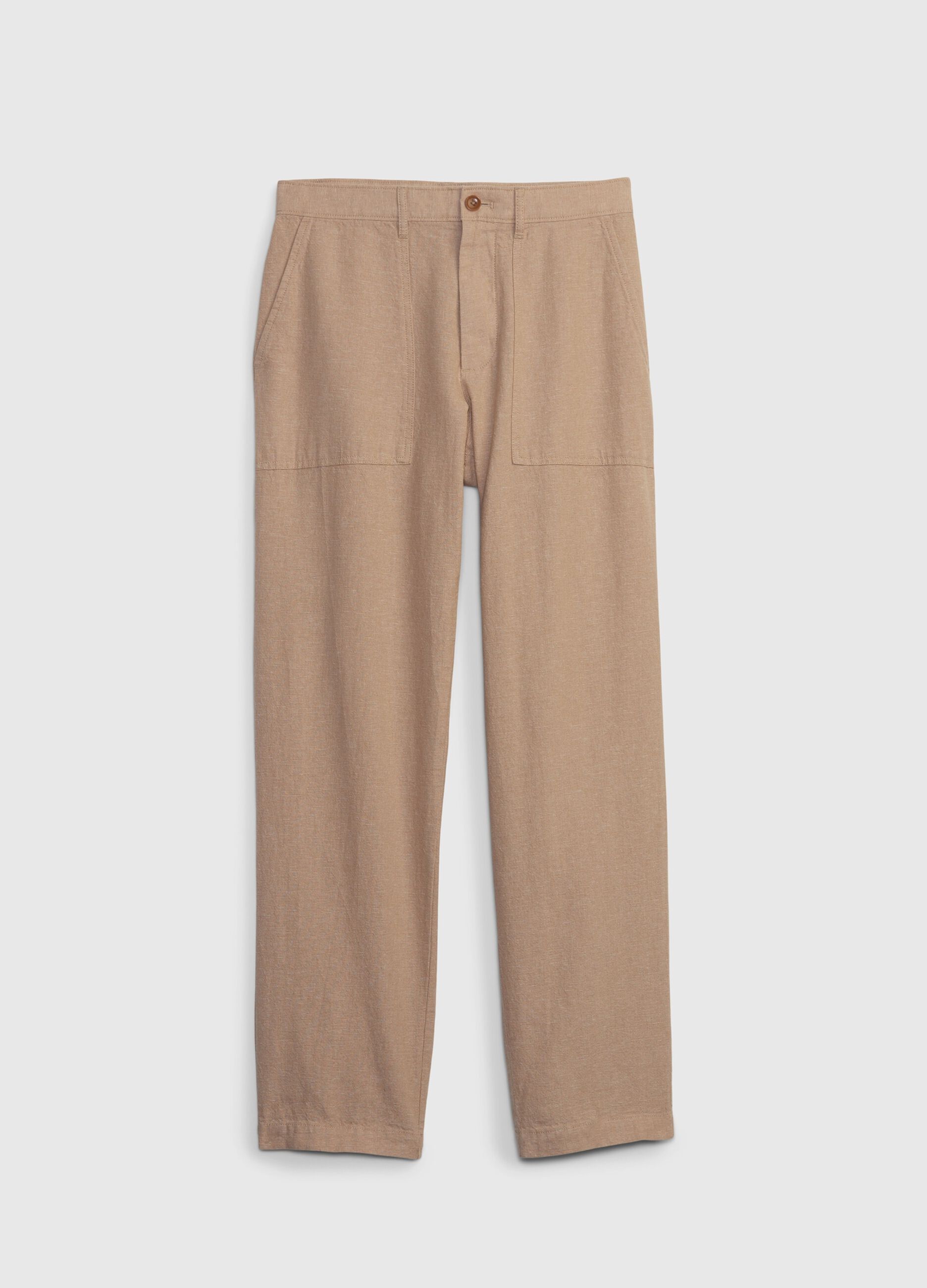 Pantaloni utility in cotone