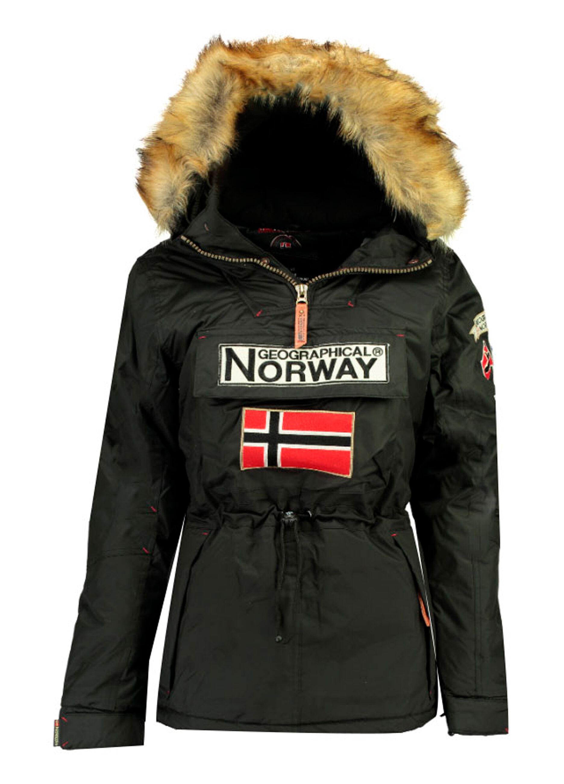 Geographical Norway padded parka with hood