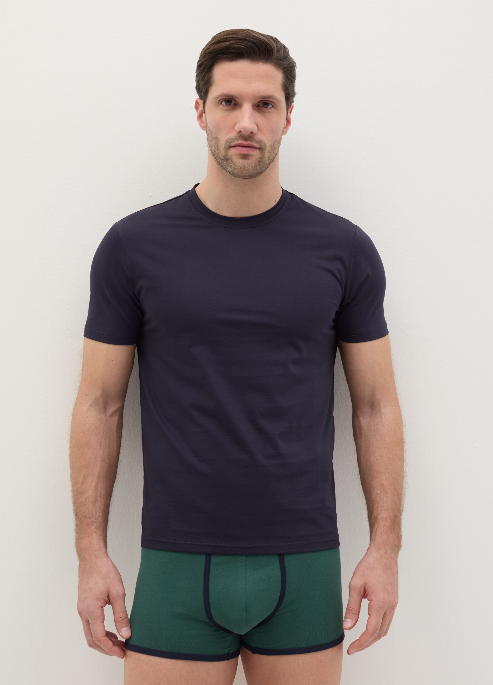 T-shirt intima in cotone mercerizzato