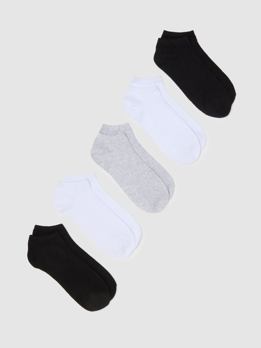 Set of women's multicolour stretch cotton socks_0