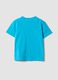 Blue pure cotton kids&rsquo; T-shirt with surf print, regular fit_1