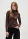 Brown Check Printed Shirt_1