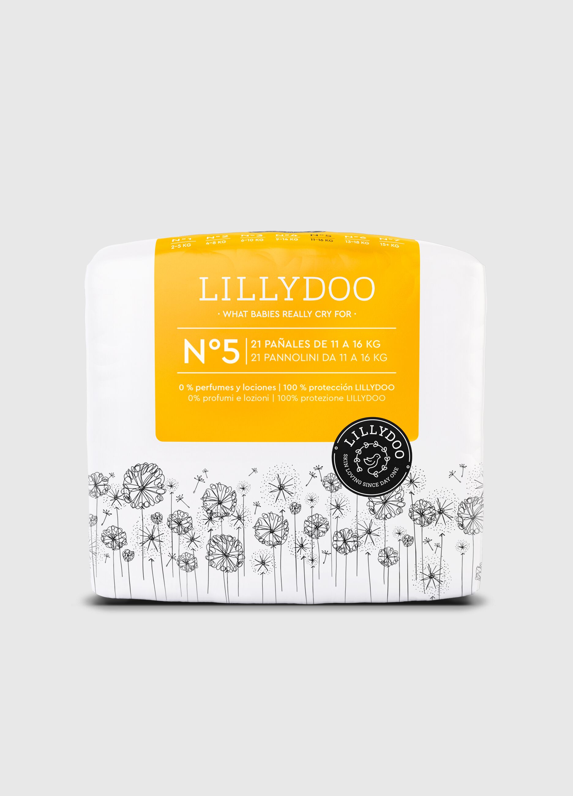 Lillydoo eco-sustainable nappies, No. 5 (11-16 kg)