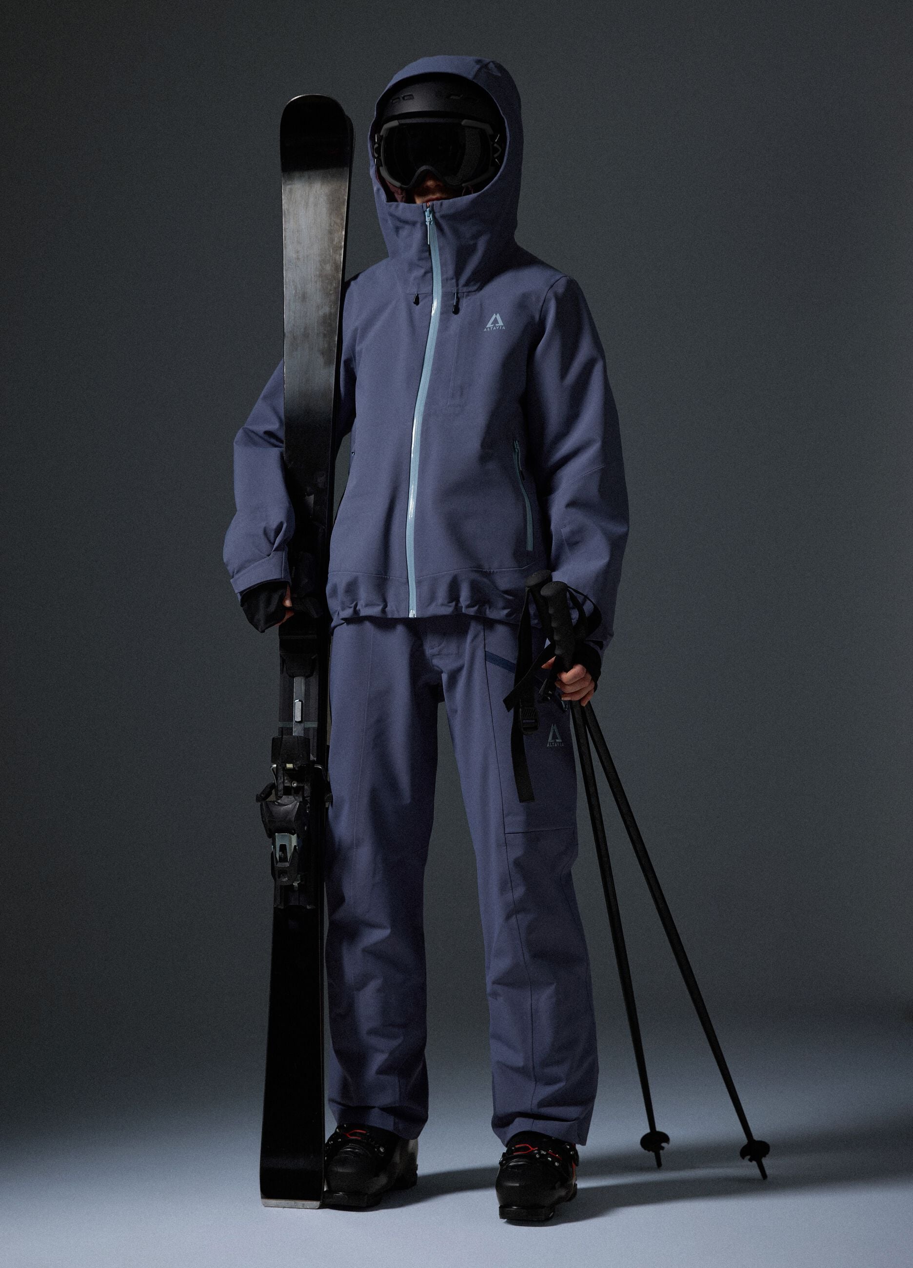 Water-repellent Ski Shell with Mini Skirt ALTAVIA WITH DEBORAH COMPAGNONI