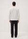 White crew-neck pyjamas with regular-fit long trousers_3