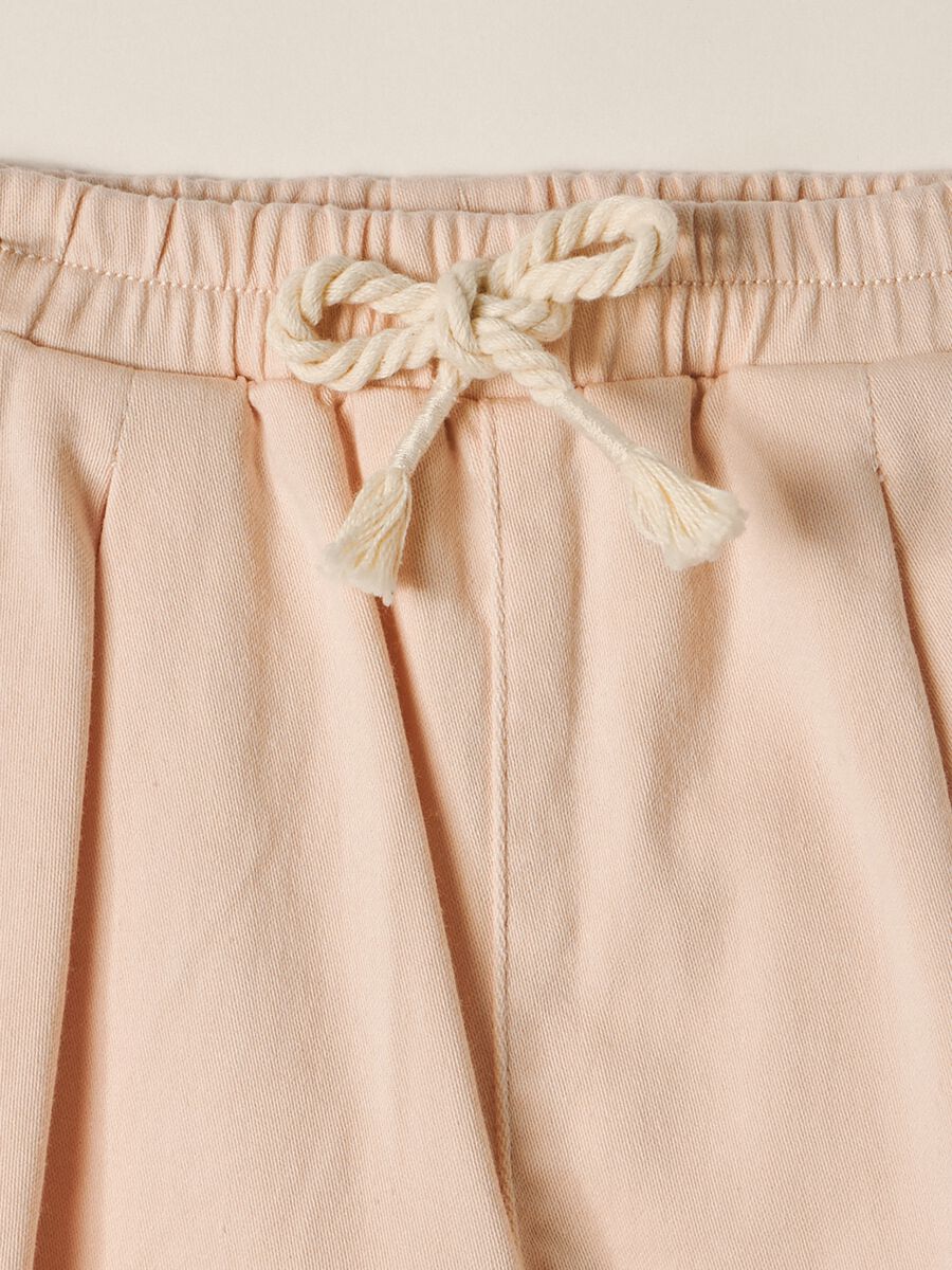 IANA Baby Girl Cotton Blend Trousers_1