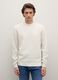 White pure wool sweater regular fit_2