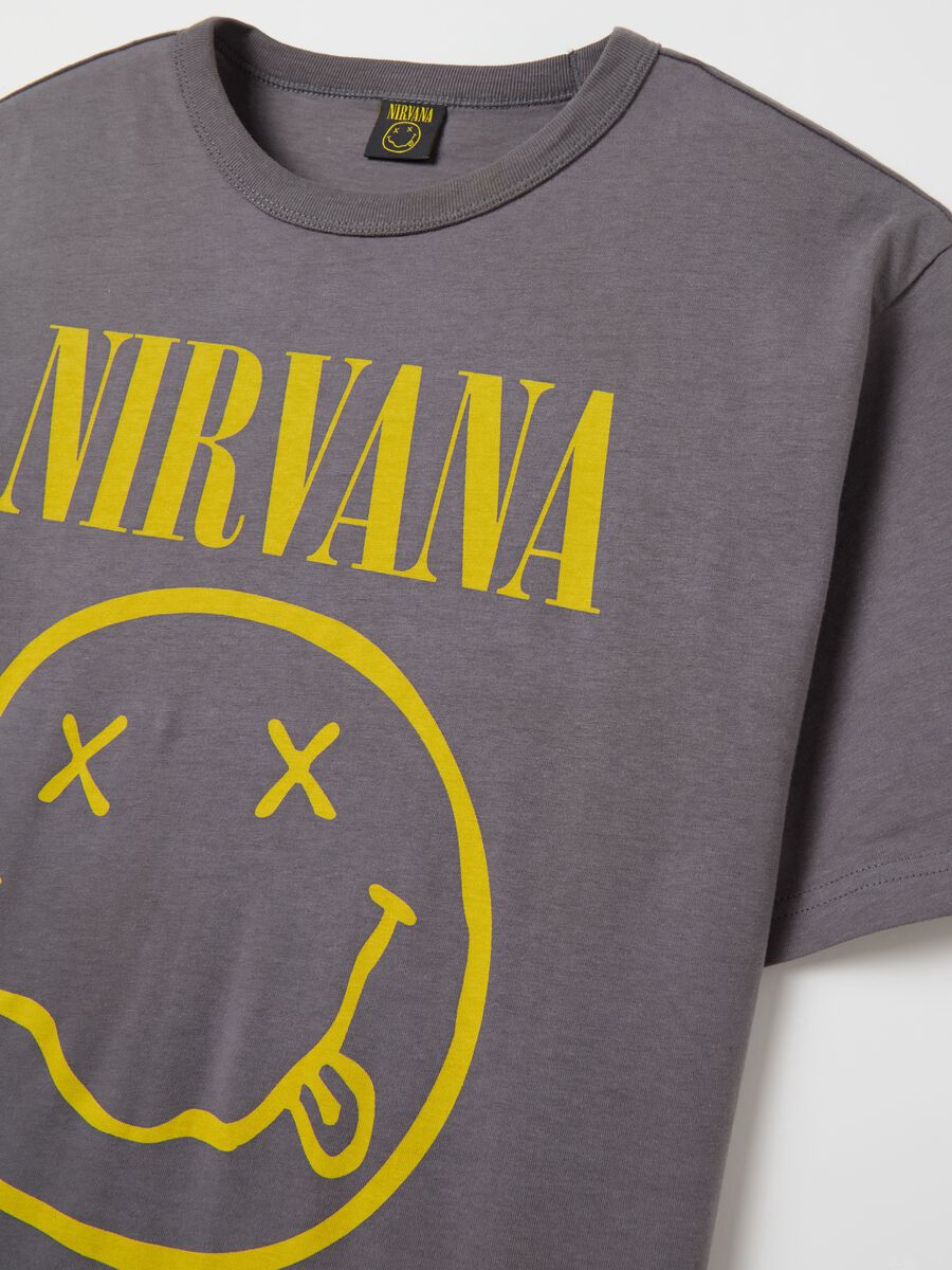 T-shirt with Nirvana print_5