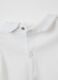 White pure cotton top and trousers set for baby girls_3