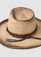 Brown paper-fabric cowboy hat_2