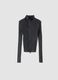 Full-Zip Ribbed Knit in Vintage Grey_0