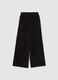 Girls' Black Corduroy Trousers, Relaxed Fit_4