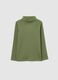 Green regular fit pure cotton kids' T-shirt_0