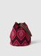 Multicolor ethnic detail beach bag with tassels_1