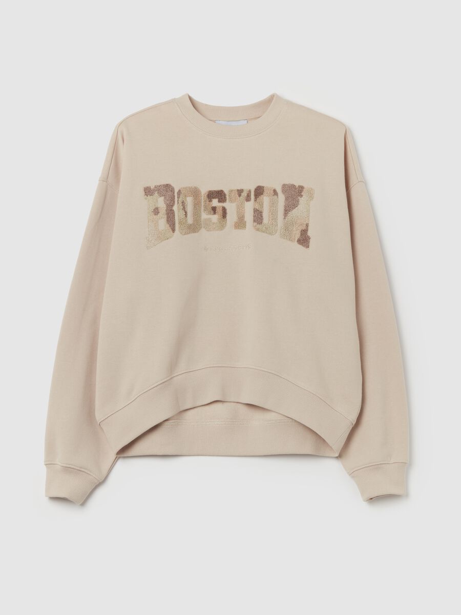 Oversized sweatshirt with lettering_4