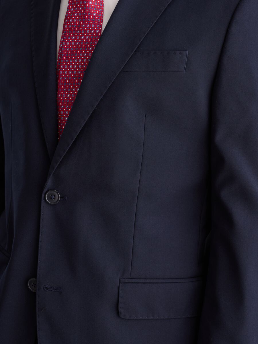 Single-breasted blazer in stretch viscose_2