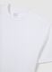 White cotton blend T-shirt regular fit_5
