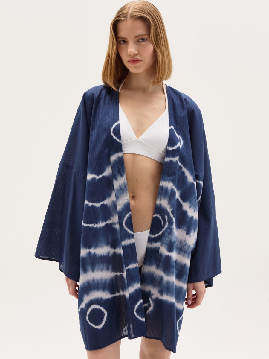Kimono aperto copri costume Tie Dye_0