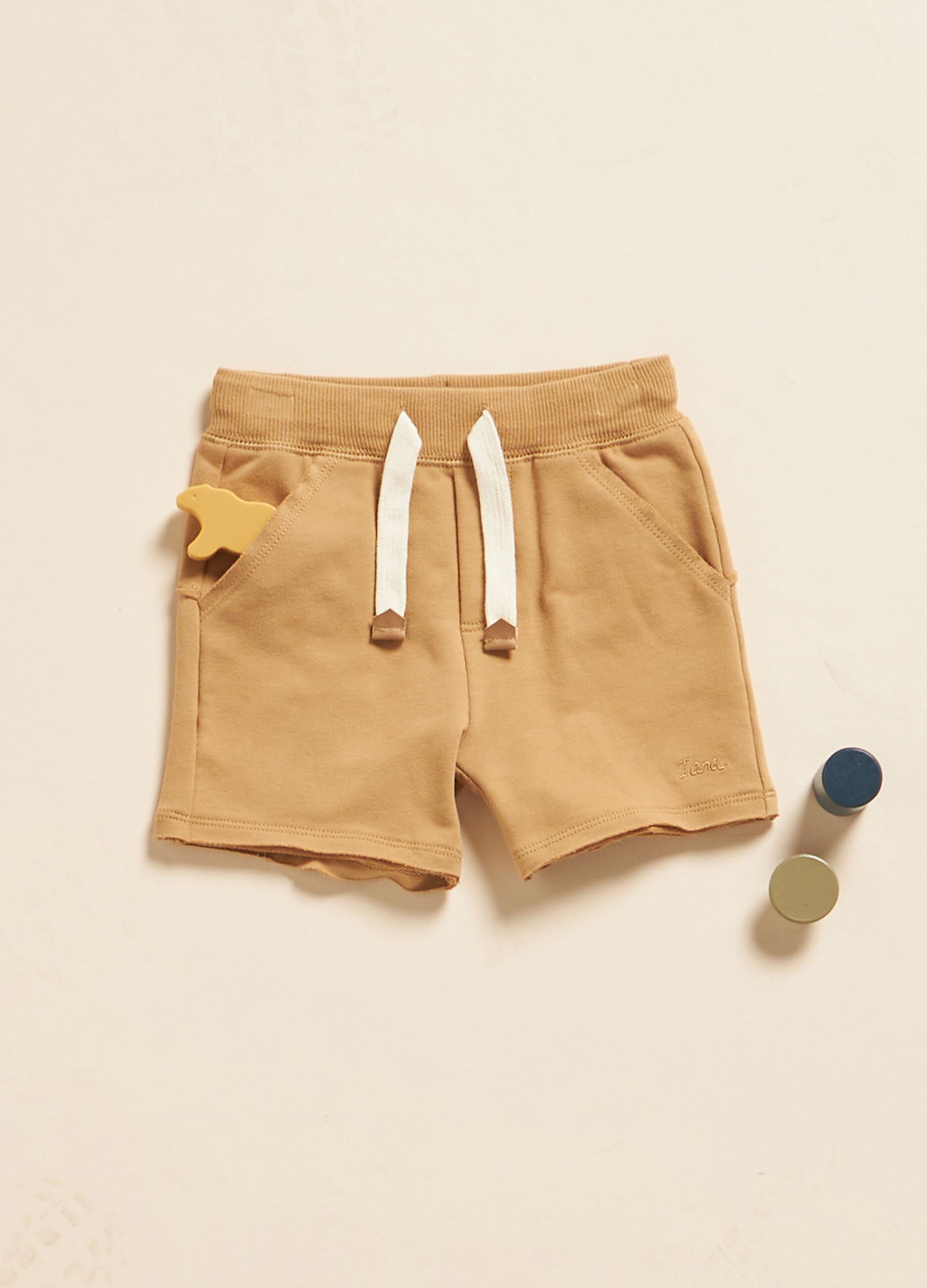 Shorts in felpa di cotone IANA