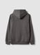 Grey cotton-blend hoodie with Chicago Bulls print_2