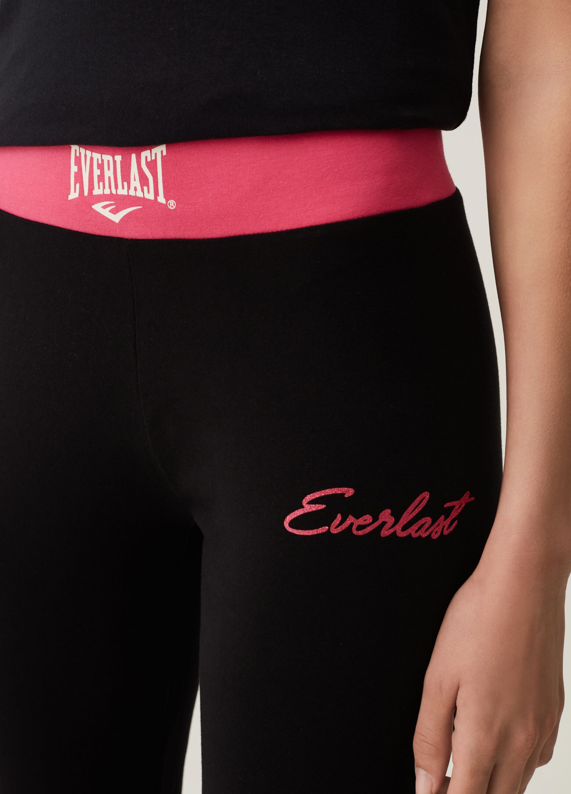Everlast leggings with glitter print