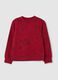 Children's red pure cotton sweatshirt regular fit_0