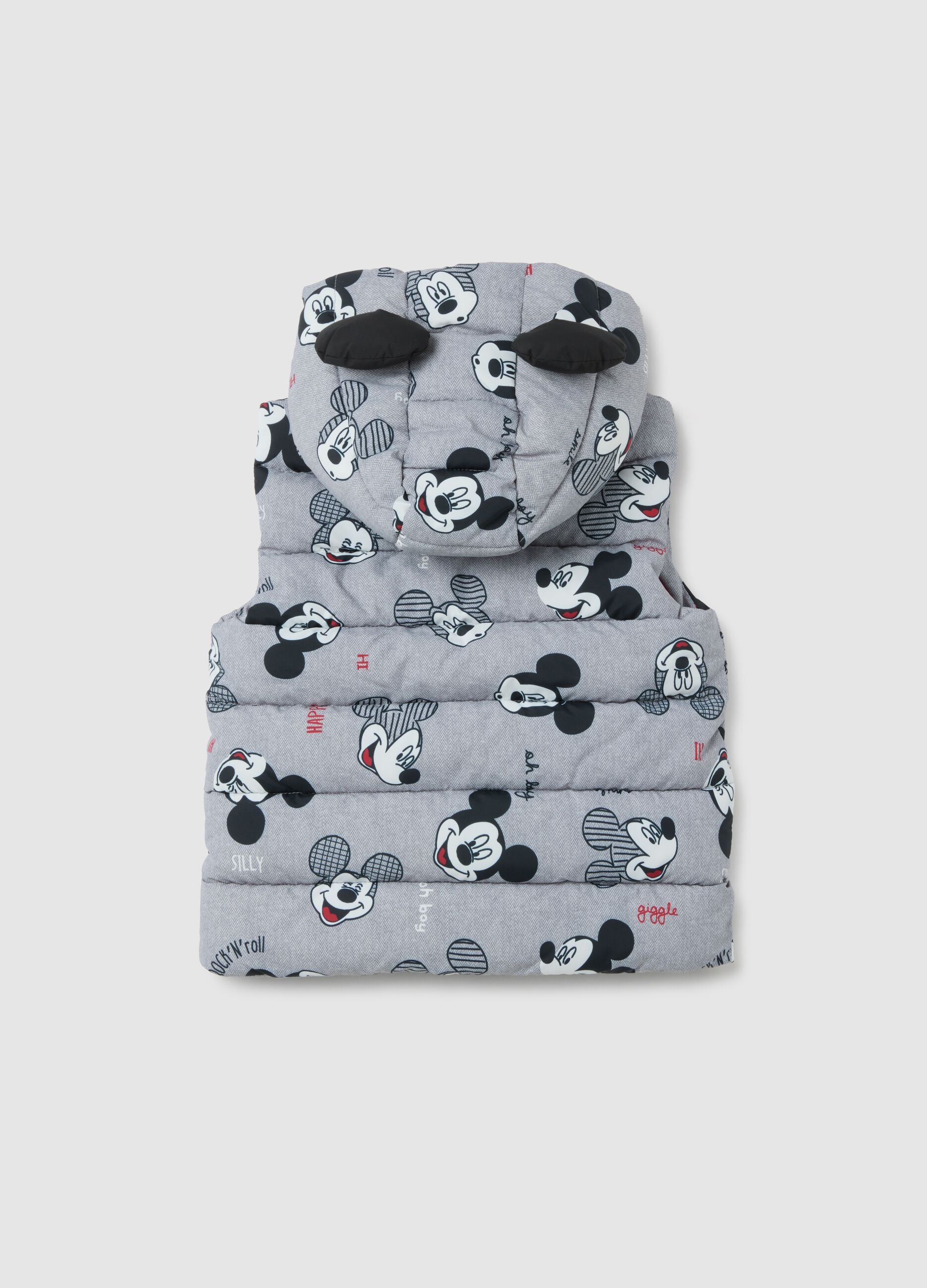 Regular fit multicolour fabric children's gilet
