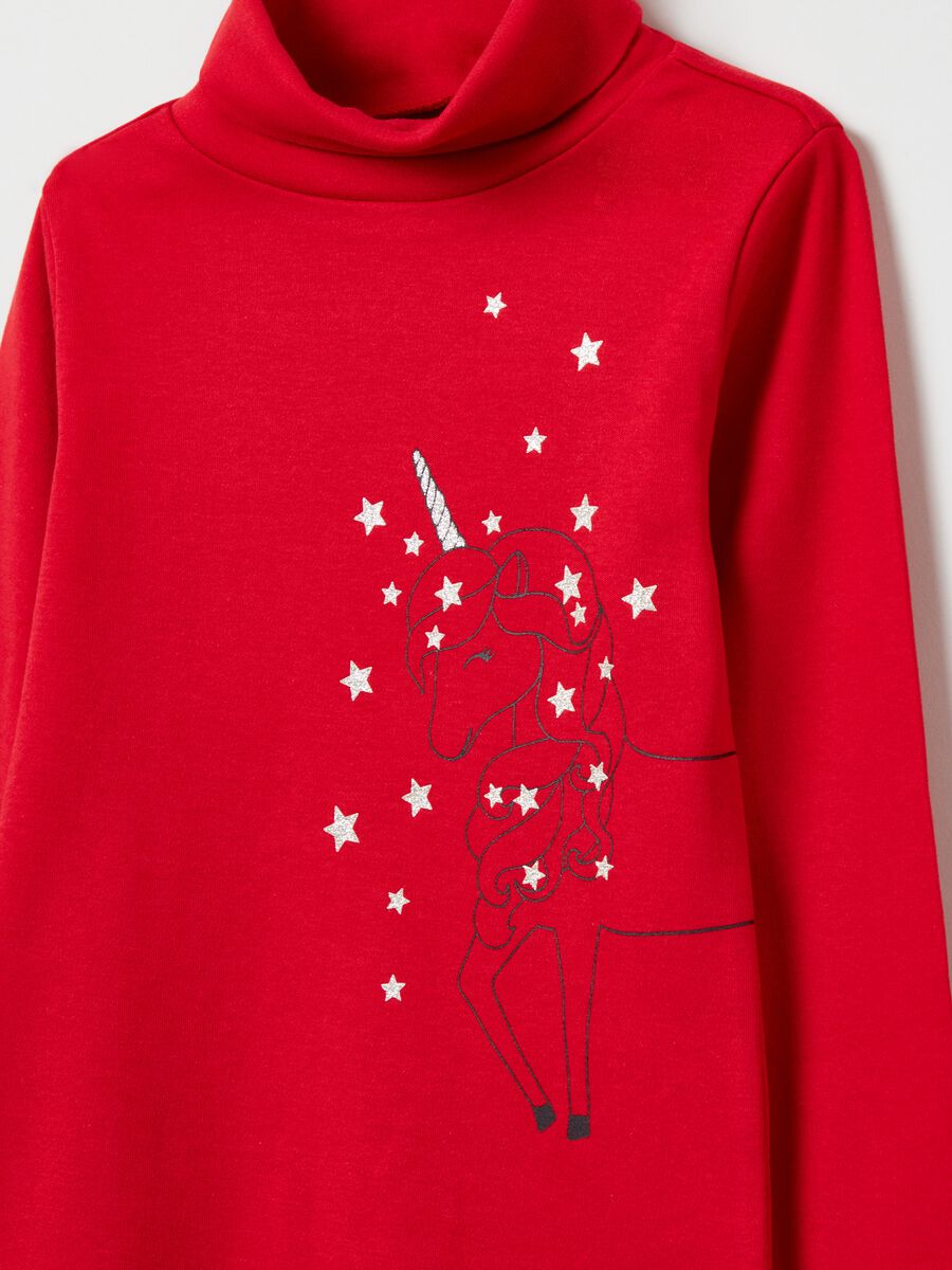 T-shirt maniche lunghe a collo alto_2