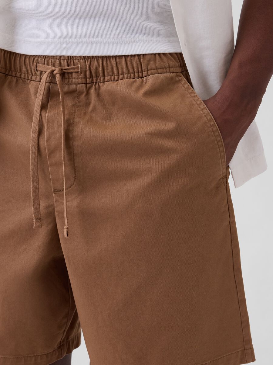 Stretch cotton shorts_4