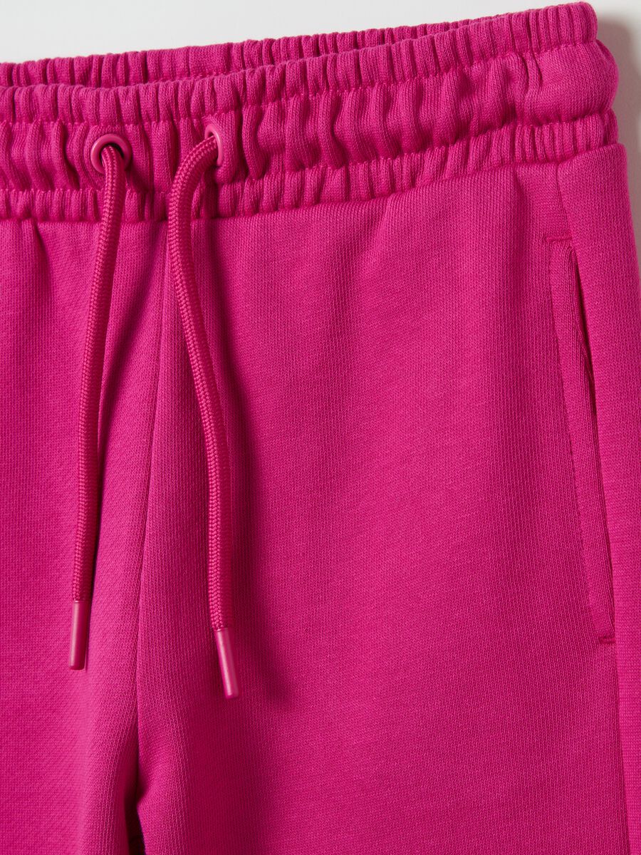 Cotton joggers with drawstring_2