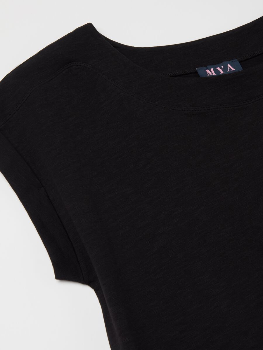Curvy T-shirt in slub jersey_1