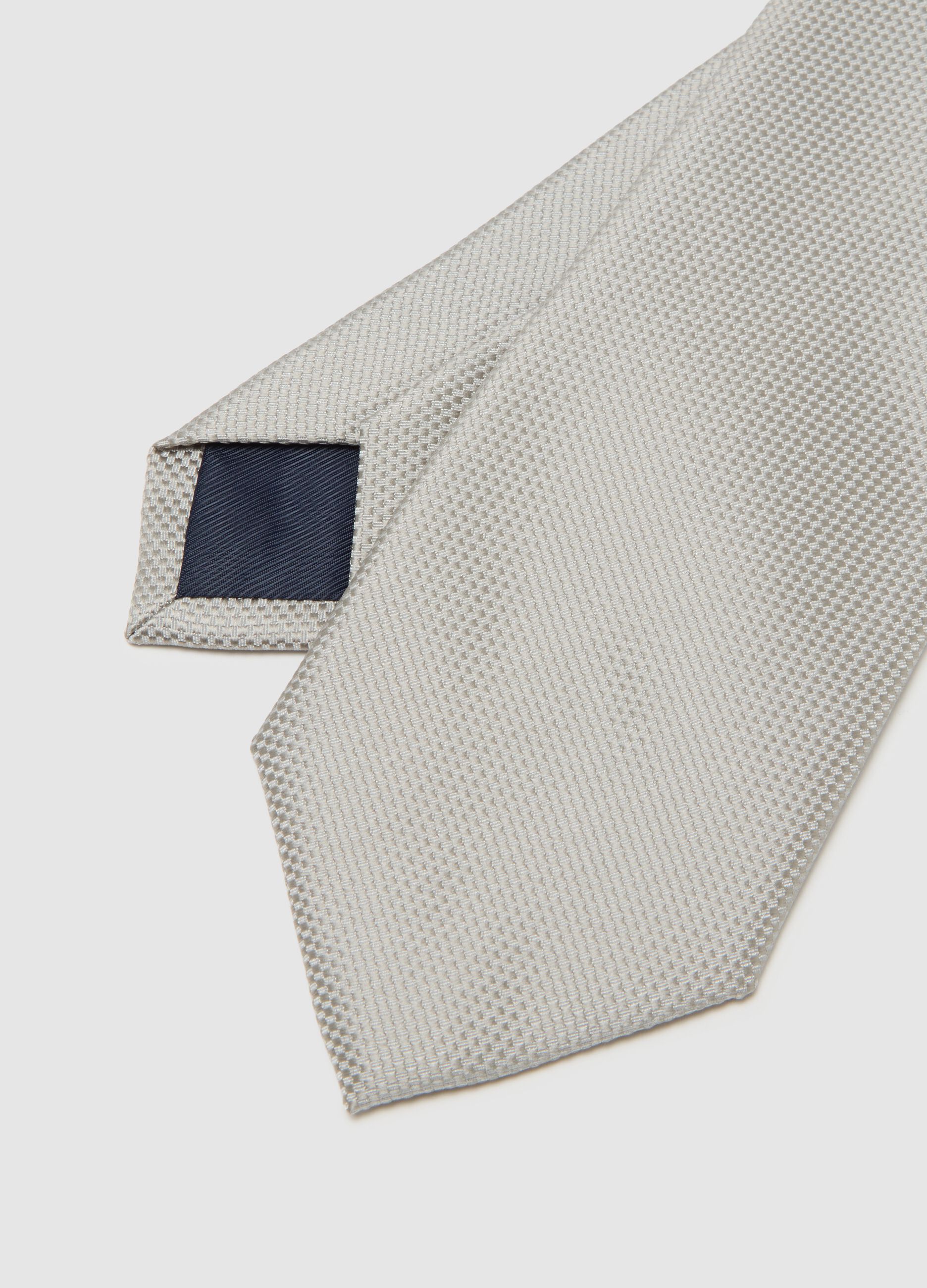 Men's Grey Tie Regular Fit