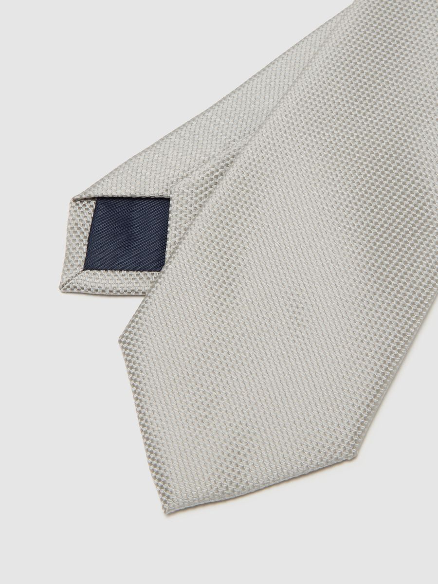 Men's Grey Tie Regular Fit_1