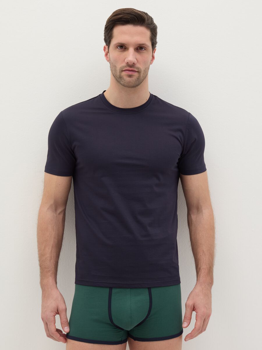Undershirt in mercerised cotton_0