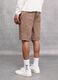 100% Linen Shorts in Mocha_2