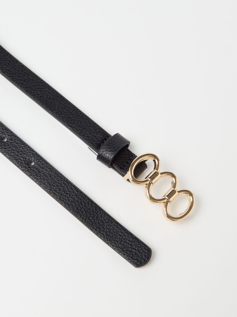 Belt with three-ring buckle_1
