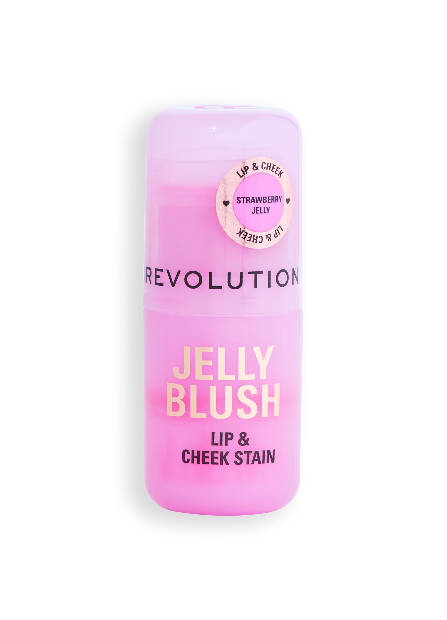 Jelly Blush Lips and Cheeks Tint Stick Strawberry Pink