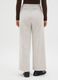 Regular fit beige corduroy trousers_2