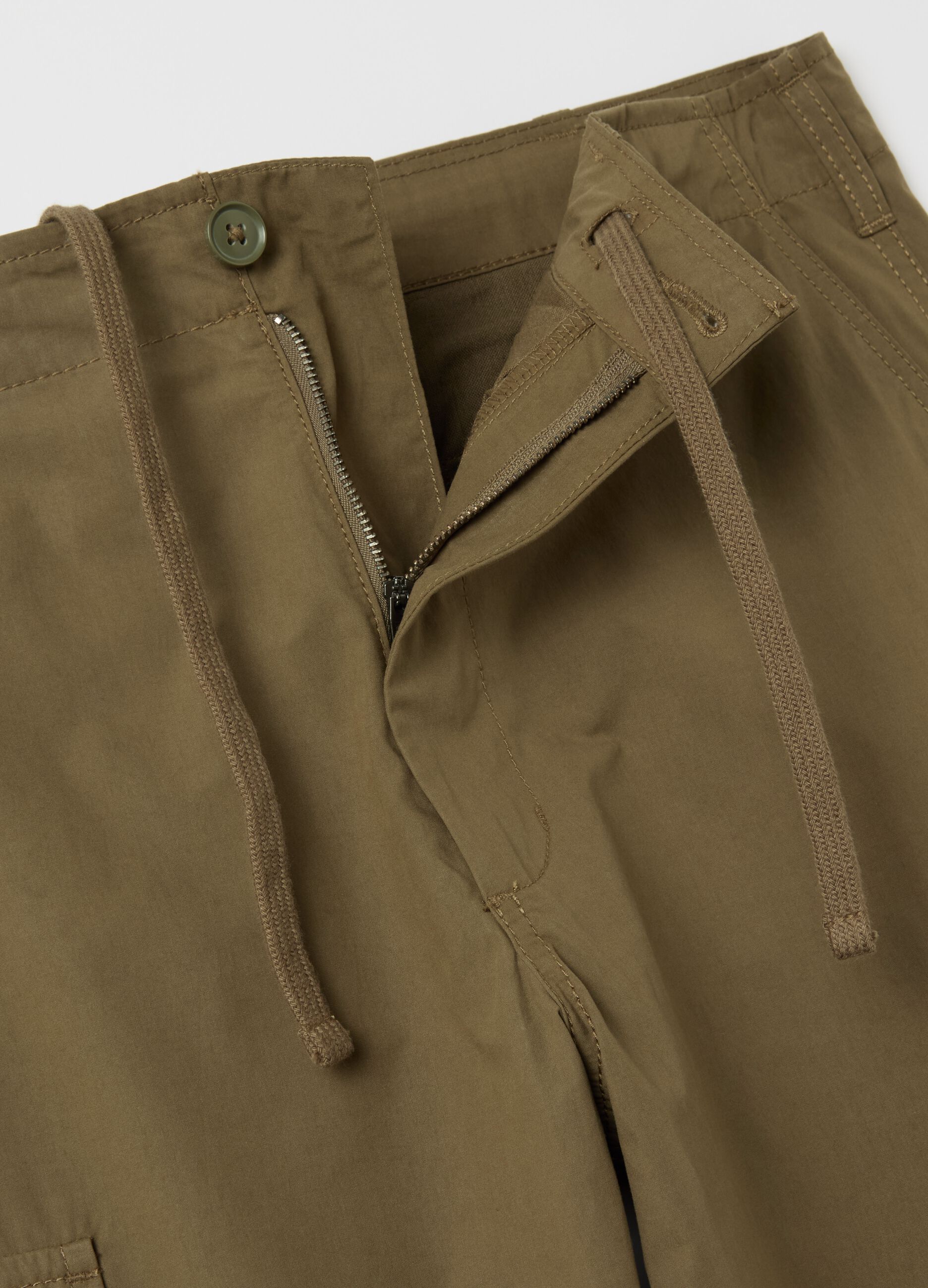 Cotton cargo trousers