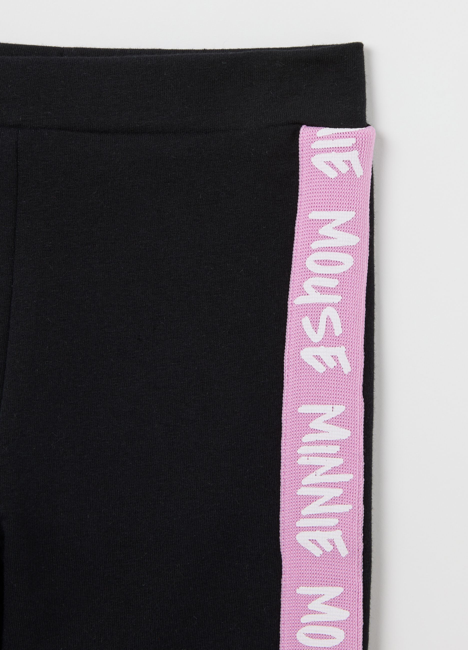 Jogging set with Minnie Mouse print and diamantés