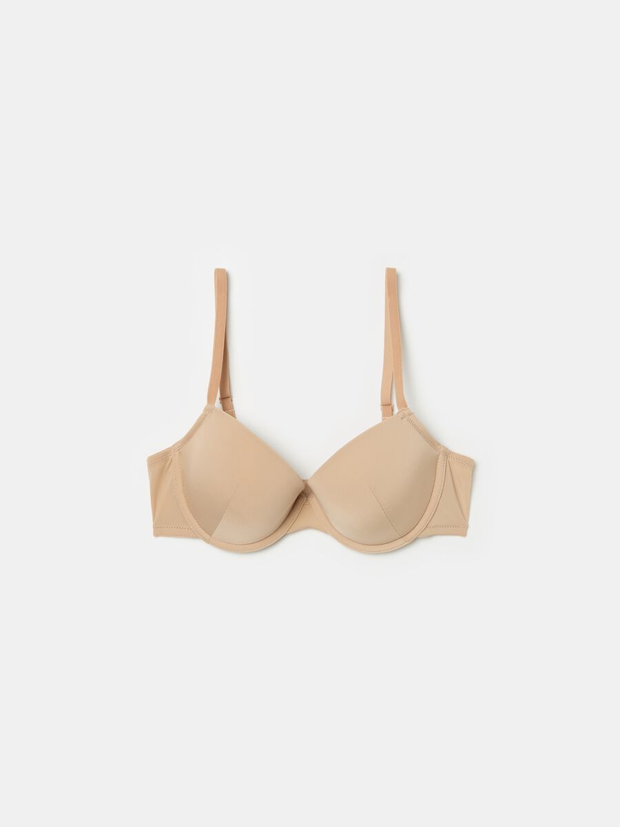 The Padded bra in microfibre_4