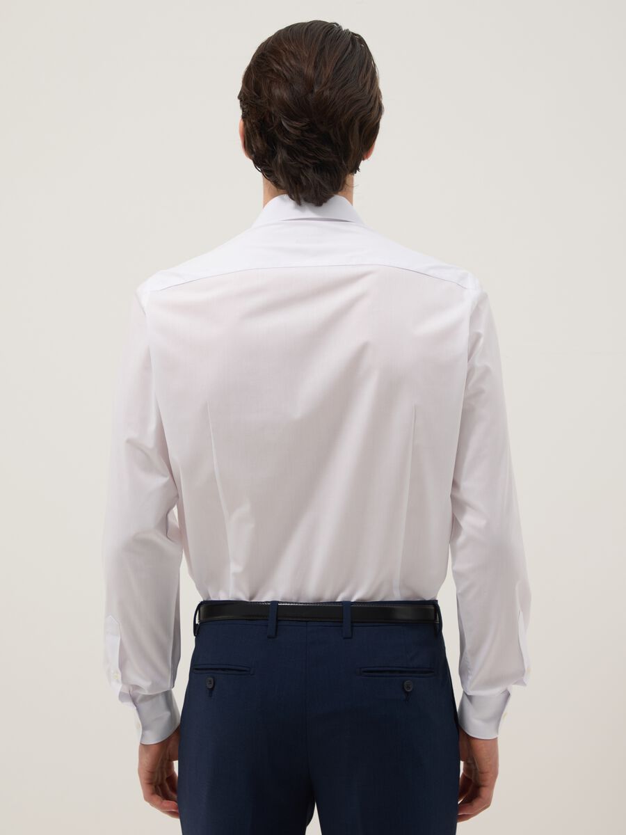 Camicia a maniche lunghe bianca slim fit_2